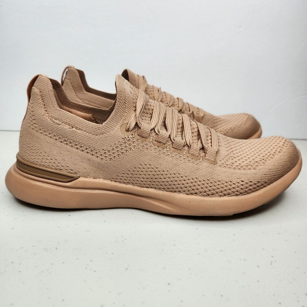 APL Women's Techloom Breeze Athletic Shoes, Beige Light Brown Size 6